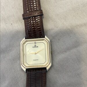 Lorus Women's Brown Leather Strap Watch